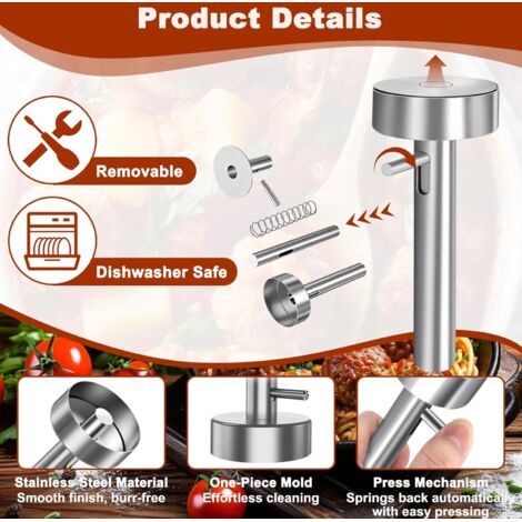 Machine à Falafel - Cuillère à Falafel 4cm En Acier Inoxydable Non Adhésif