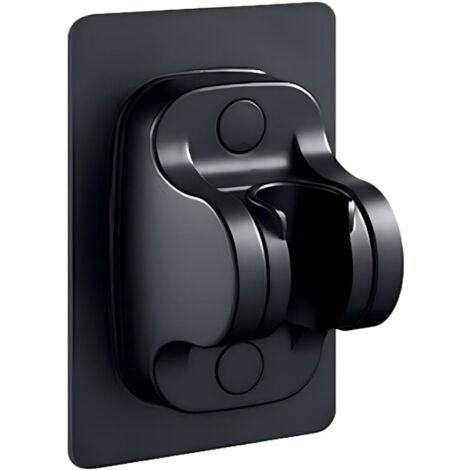 Support de Douche à Main sans Perçage,Support de Pommeau de Douche Mural avec à Angle Réglable,Imperméable,Adhésif Puissant,Universel Support de Douche pour Salle de Bains(Noir )
