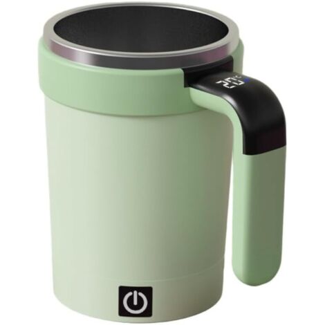 Tasse de mélange automatique, tasse à café, tasse à lait électrique, mélange en acier inoxydable, magnétique rotatif, chargeur Usb, tasse d'eau pour jus  15