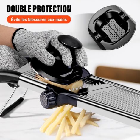 Mandoline De Cuisine Bron Coucke – Lame Inox, Coupe Légumes, Fruits, Viande – Neuf