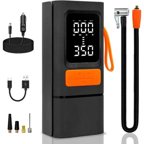 Compresseur d'air sans fil – Gonfleur de pneu puissant avec batterie 21