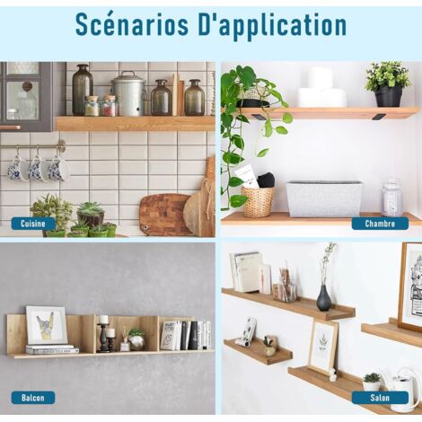 Organisateur mural pour essuie-tout et film plastique - Rangement pour