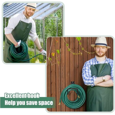 Enrouleur De Tuyau D'eau, Support Mural En Métal Robuste Pour Tuyau D' Arrosage, Enrouleurs De Tuyau, Enrouleur Mural De Stockage De Tuyau D' Arrosage De Jardin Pour Garages De Jardin, Gain De Place