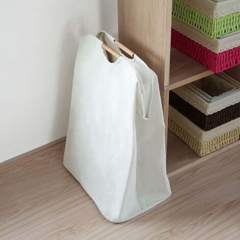 Panier à Linge En Filet Avec Cintre Rotatif - Multi-usage Placard Ou Cuisine - Polyester/PP - 24.5x22 Cm - 3