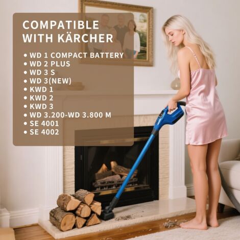 Filtre Karcher Wd3 Wd2 Plus 12 Sacs D'aspirateur KFI 357, Adaptés Aux Aspirateurs Eau Et Poussière Kärcher WD3 WD2 Plus KWD3 KWD2 KWD1 MV3 WD3.200-WD3.800M SE4001 SE4002 | Leroy Merlin Sacs Compatibles