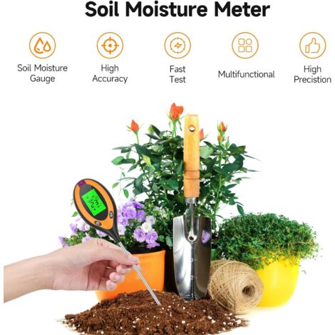 Kit D'analyse De Sol 4 En 1 - Testeur PH, Azote, Phosphore, Potassium Pour Potager, Jardin, Serre