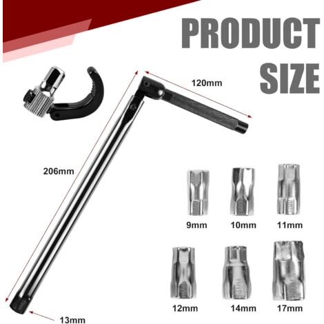 Fonyet Lot de 7 clés pour écrou de robinet 8-14 mm clés d