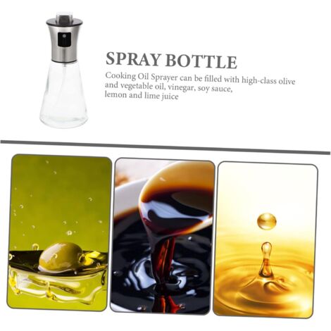 Distributeur D'Huile Et Vinaigre 2 En 1 En Verre - Double Récipient Élégant Pour Cuisine, Bar Ou Restaurant