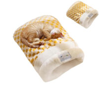 Sac de sommeil intérieur pour chat d'hiver