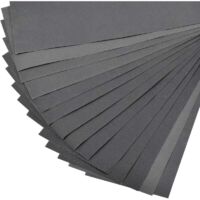 Papier de verre pour bois Papier de verre fin Papier abrasif pour usage à sec ou humide, 400, 600, 800, 1000, 1200, 1500, 2000 Grit Papier de verre
