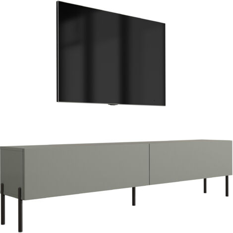 Meuble TV : Aloès, 170 × 52 × 32 cm, pieds noires (1/5)