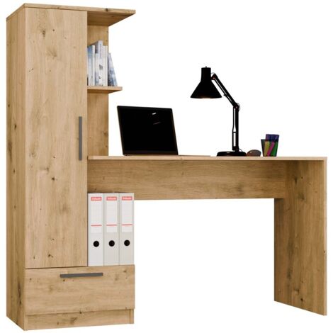 Bureau, chêne Artisan, 143 × 140 × 50 cm (1/5)