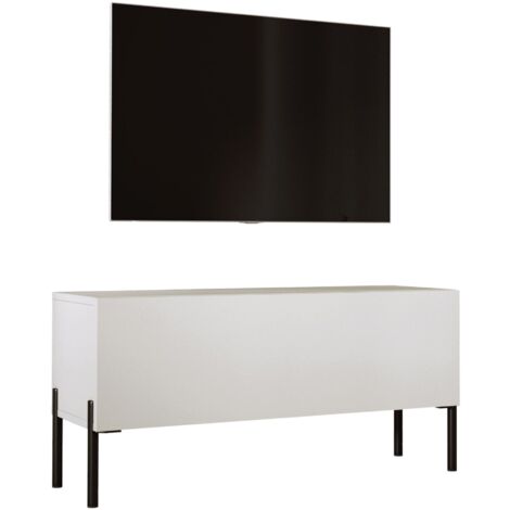 Meuble TV : Cachemire, pieds noires, 100 × 52 × 32 cm (1/5)