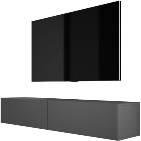 Meuble TV Suspendu, 170 × 34 × 32 cm, Anthracite (1/5)