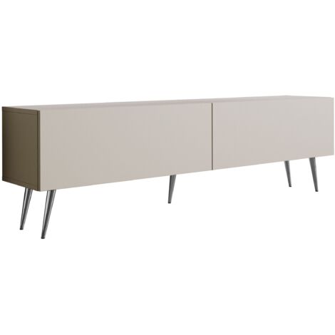 Meuble TV : Cachemire, pieds Chrome, 170 × 52 × 32 cm (1/5)