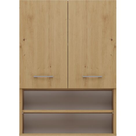 Armoire pour machine à laver, 30 × 64 × 90 cm, Chêne Artisan (1/5)