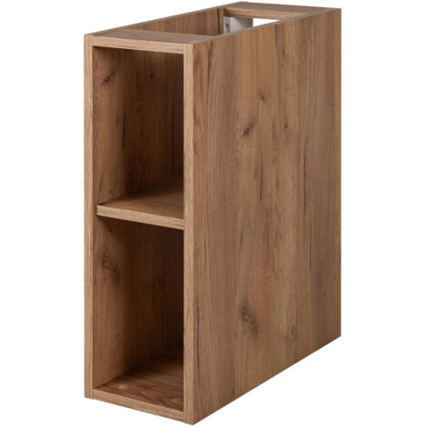 Etagère de salle de bain, Chêne artisanal doré, 20 × 60,7 × 44,4 cm (1/5)