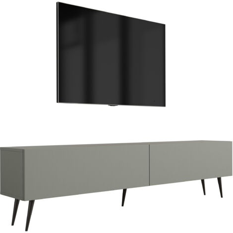 Meuble TV : Aloès, 170 × 52 × 32 cm, pieds noires (1/5)