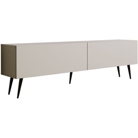 Meuble TV : Cachemire, pieds noires, 170 × 52 × 32 cm (1/5)