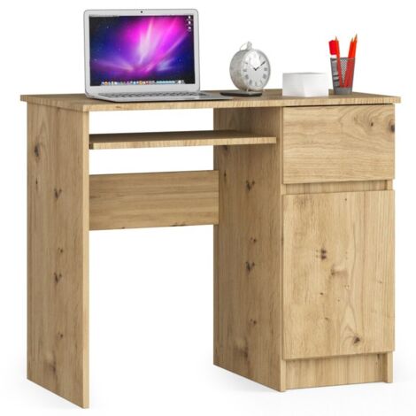 Bureau à droite, Chêne Artisan, 77 × 90 × 50 cm (1/4)