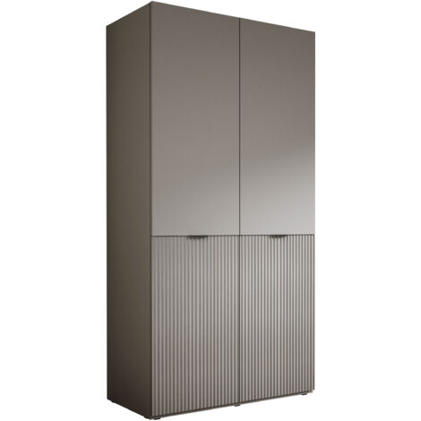Armoire : Gris Platine, 100 x 200 x 51 cm (1/5)