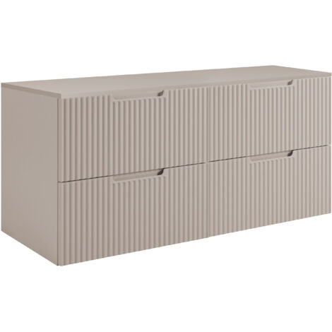 Meuble de salle de bain, cachemire, 160 (2 x 80) x 58,6 x 46 cm (1/5)