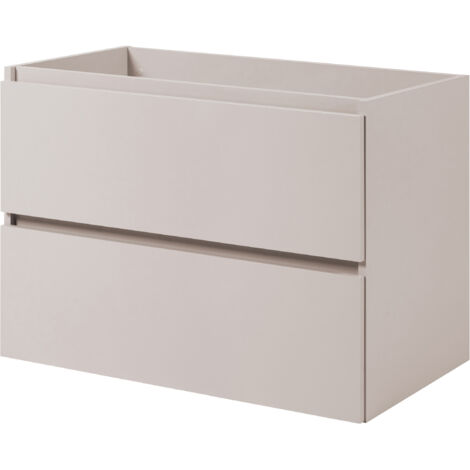 Meuble de salle de bain suspendu, cachemire, 80 x 46 x 60,7 cm, sans plan de travail (1/5)