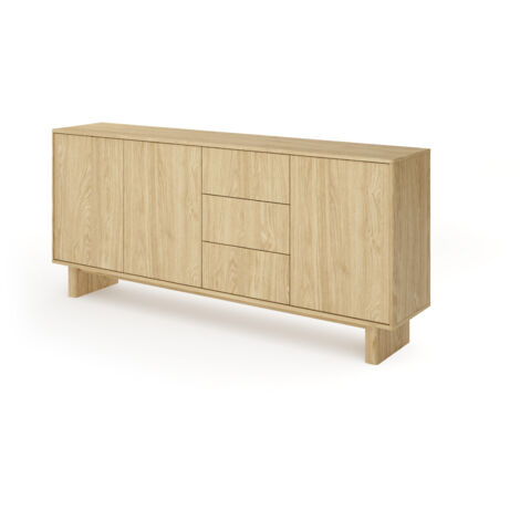 Commode, couleur : chêne huilé, 183,3 x 82,6 x 38,1 cm (1/5)