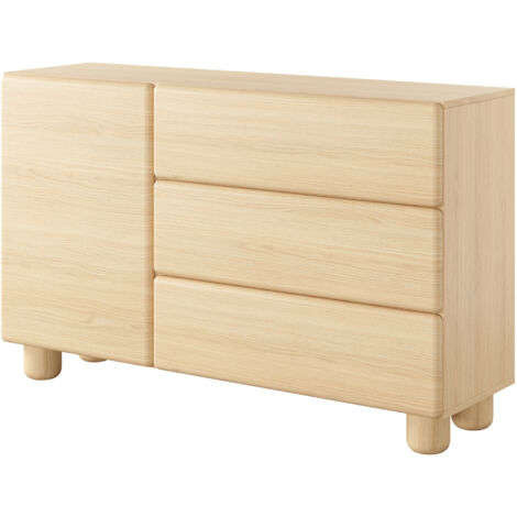 Commode, Chêne Vicenza, 130 x 80,2 x 38 cm (1/5)