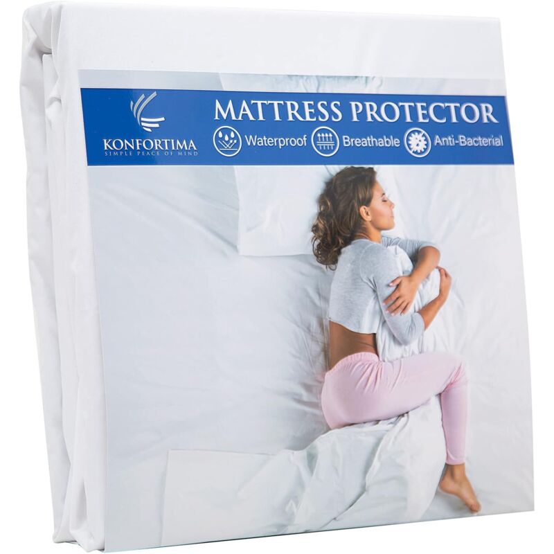 Housse Lit Coton TPU Oeko-Tex Aimtton Protège-Matelas Imperméable 160 X 200 Cm - Coton Respirant Oeko-TEX® - Protection Anti-Humidité Housse Lit Coton TPU Oeko-Tex Aimtton Protège-Matelas Imperméable 160 X 200 Cm - Coton Respirant Oeko-TEX® - Protection Anti-Humidité