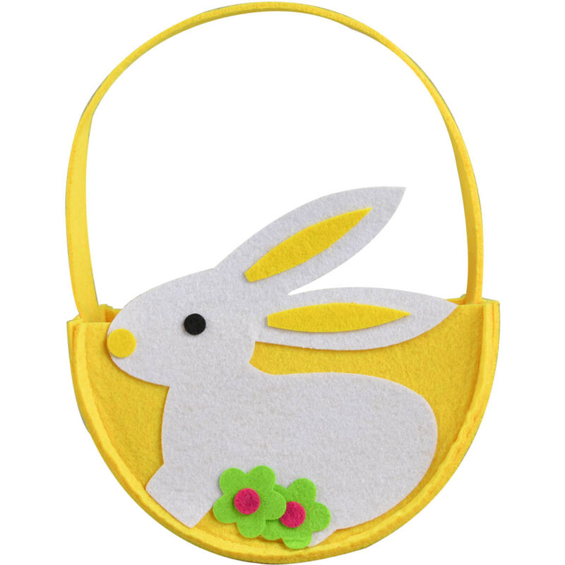 Lot 4 Paniers Lapin Panier Pâques En Feutre LIHAO - 4 Sacs Lapins Lot 4 Paniers Lapin Panier Pâques En Feutre LIHAO - 4 Sacs Lapins