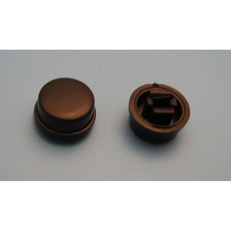 Couvercle Bakélite Marron Lisse – 2 Interrupteurs + 1 Prise, NOS