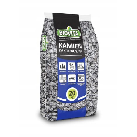 Pierre De Jardin Rockin Colour Midnight Black 14-15 Kg - Pierres Décoratives Noires 20mm