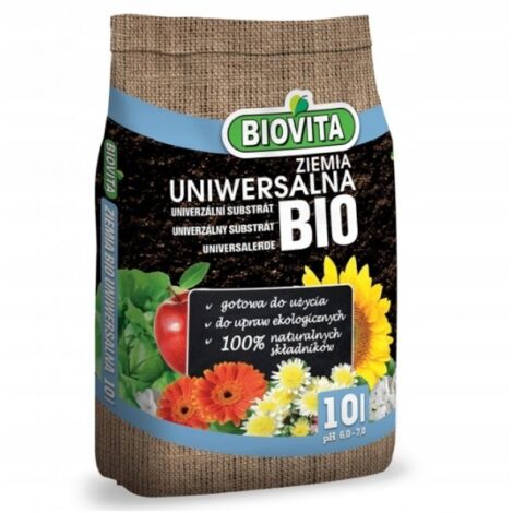 Terreau universel pour plantes et fleurs BIO naturel 10L