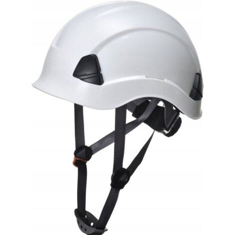 Casque de travail Loki 4 points pour haute altitude - blanc