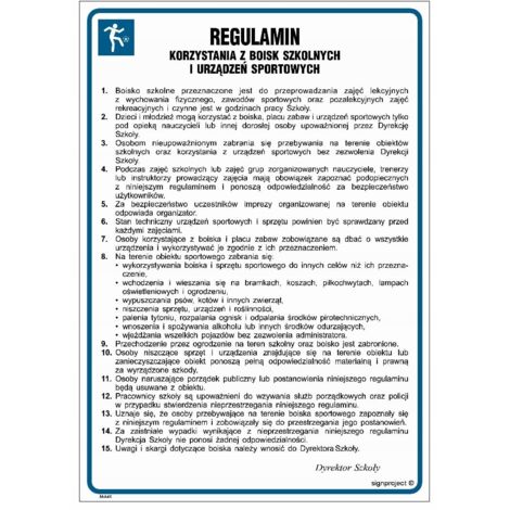 Règlement d'utilisation des terrains de jeux et des installations scolaires (1/2)