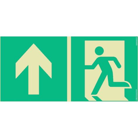 AE090 Direction vers la sortie des escaliers de secours (1/4)