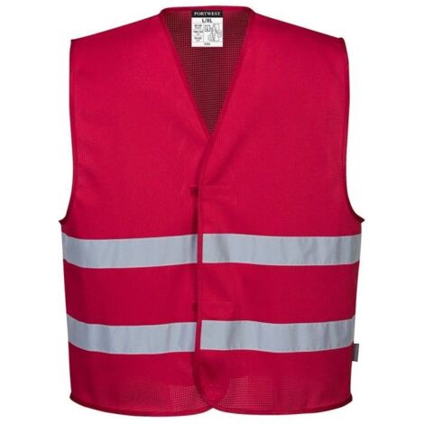 Gilet de signalisation MESHAIR IONA RED S/M (1/2)