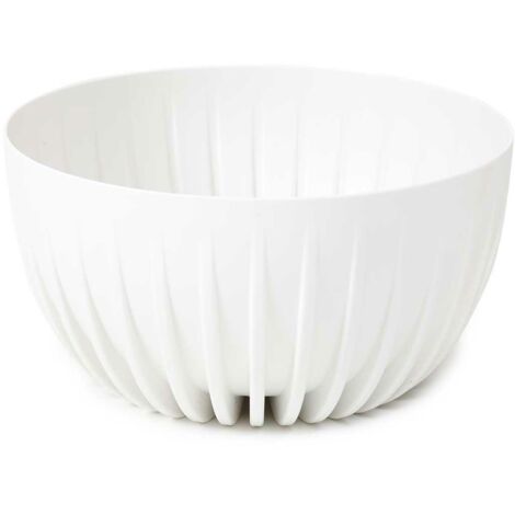 Pot de fleurs blanc éco-responsable et recyclé (1/5)