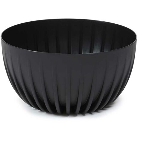 Pot de fleurs noir recyclé ECO décapé (1/5)