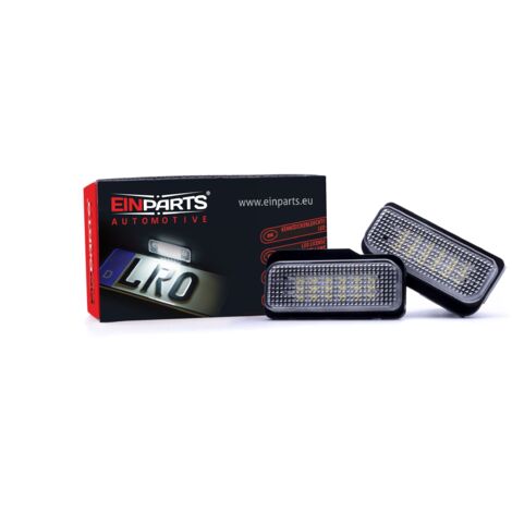 Éclairage de plaque d'immatriculation à LED 6000 K blanc froid 12 V CANBUS pour Mercedes W211 4D/5D, W203 5D, W219 4D, R171 2D (1/5)