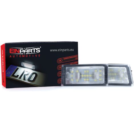 Éclairage de plaque d'immatriculation à LED 6000 K blanc froid 12 V CANBUS pour BMW Série 7 E65/E66 2001-2008 (1/4)