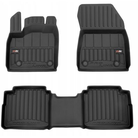 Set De 4 Tapis De Sol Caoutchouc Pour Nissan Qashqai I J10 (2007-2013) - Noir - Neuf - Installation Facile