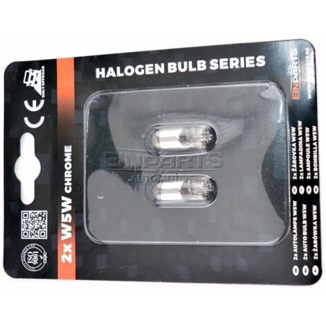 Ampoules halogènes EinParts W5W 12V 1700-1800K Orange 5W W2.1x9.5d, 2 pièces (1/4)