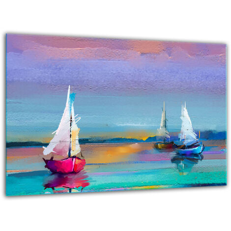 Planche à découper en verre trempé 30x22 bateau (1/5)