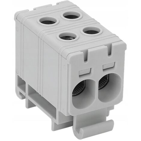 CONNECTEUR DE BARRE BUS gris 2 x 2,5-35 mm² 135 A TRACON FLEAL-35/2