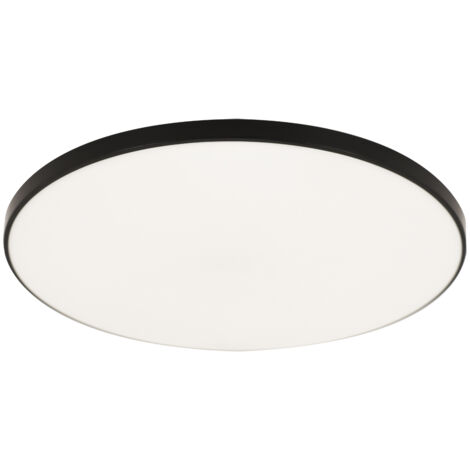 Plafonnier LED noir 18W IP44 4000K NW 2960lm Ideus 04337 (1/2)