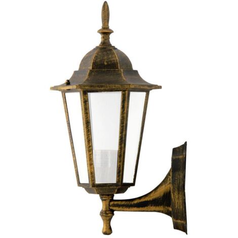 Applique de jardin rétro Liguria E27 IP43 patine Goldlux 201959 (1/2)