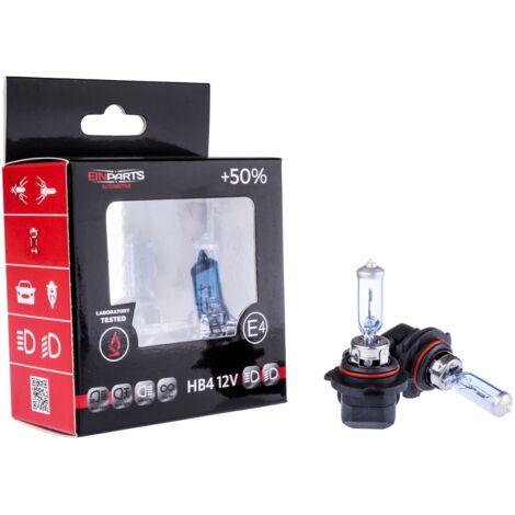 Ampoules halogènes EinParts HB4 12V 4300K Blanc chaud 51W P22d, 2 pièces (1/3)