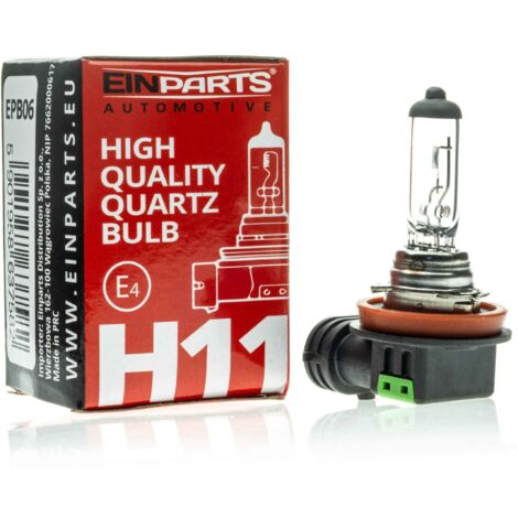 Ampoule halogène EinParts H11 12 V 3 000 K jaune 55 W PGJ19-1, 1 pièce (1/3)